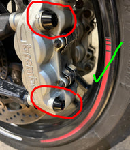 Load image into Gallery viewer, New anodised titanium Calliper Bolts